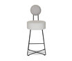 Lotta Bar Stool with Backrest - BW-989-5001 Lotta Bar Stool with Backrest - BW-989-5001