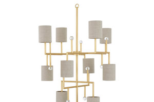 Quantum | Stairwell Quantum Chandelier - MCL60T-NWG Quantum | Stairwell Quantum Chandelier - MCL60T-NWG