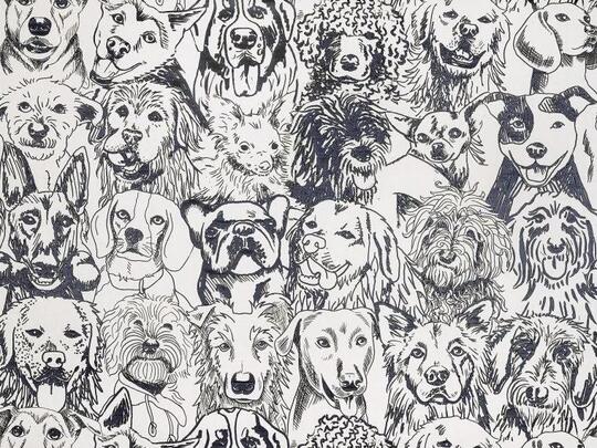 Designer dogs (Wandbekleding) Designer dogs (Wandbekleding)