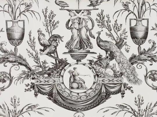 Fontaine et animaux (Wandbekleding) Fontaine et animaux (Wandbekleding)