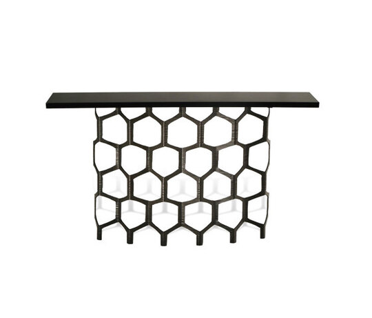 Honeycomb Console - CCT35-BZD-BLK Honeycomb Console - CCT35-BZD-BLK
