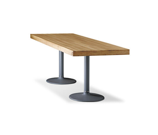 11 Table pieds corolle, plateau bois 11 Table pieds corolle, plateau bois