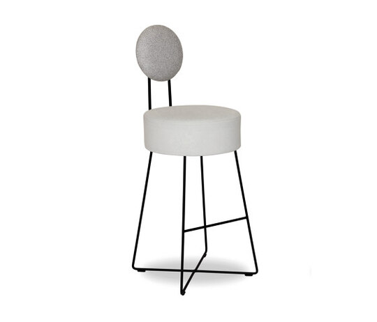 Lotta Bar Stool with Backrest - BW-989-5001 Lotta Bar Stool with Backrest - BW-989-5001