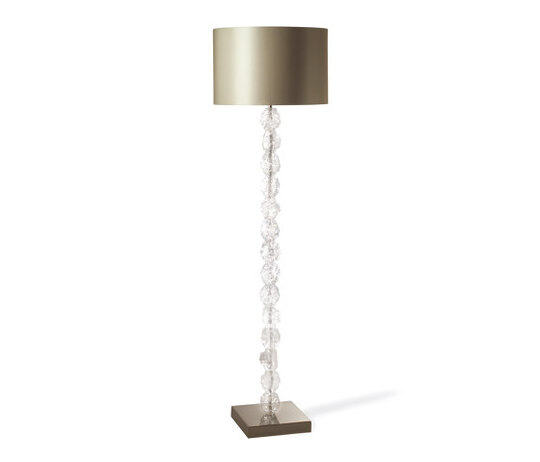 Rock Floor Lamp 1 - MFL19-CLR-NKL Rock Floor Lamp 1 - MFL19-CLR-NKL
