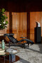 4 Chaise longue à réglage continu, noire, durable 4 Chaise longue à réglage continu, noire, durable