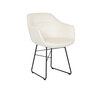 Cara with armrest and steel wire frame - BBW-165-5002