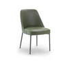 Marley dining chair metal/wood structure