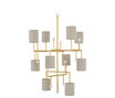 Quantum | Stairwell Quantum Chandelier - MCL60T-NWG