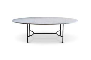 Logan Oval Coffee Table - CFT15-STL-CCP