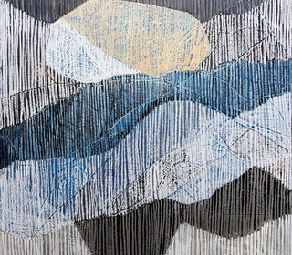 Scapes - white & Blue