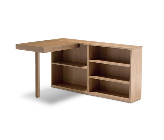 LC16 Table de travail avec rayonnages, Unité d’habitation, Nantes-Rezé, 1957