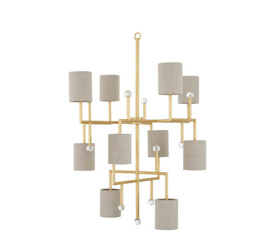 Quantum | Stairwell Quantum Chandelier - MCL60T-NWG