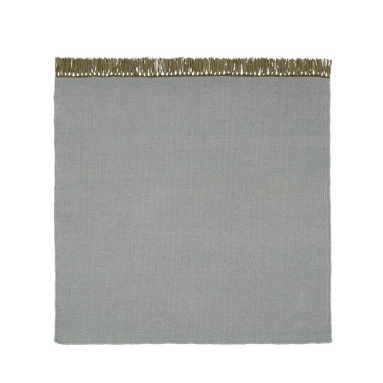 Kelim Cross Coloured Fringes - 7473