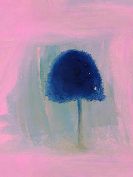 L'arbre bleu